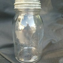 Vintage Presto Supreme Mason Jar With Ball Zinc Lid Owens Illinois Glass... - $19.99