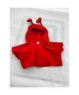 Build a Bear Red Love Bug Ladybug Costume Jacket Hoodie Top Outfit - £10.97 GBP
