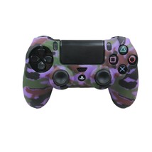 Silicone Grip Purple Camo Soft Shell Non Slip For PS4 Controller  - £6.38 GBP