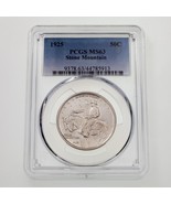 1925 50C Stone Mountain Commemorative Half Dollar Graded by PCGS as MS63 - $3,734.54 MXN