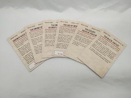 Lot Of (6) Warhammer Fantasy Magic Item Magic Item Cards - $14.85