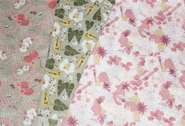 Hawaiian Flowers Leaves Pineapples Fabric BTY OOP Early 2000&#39;s U-Pick 6 Designs - £7.90 GBP