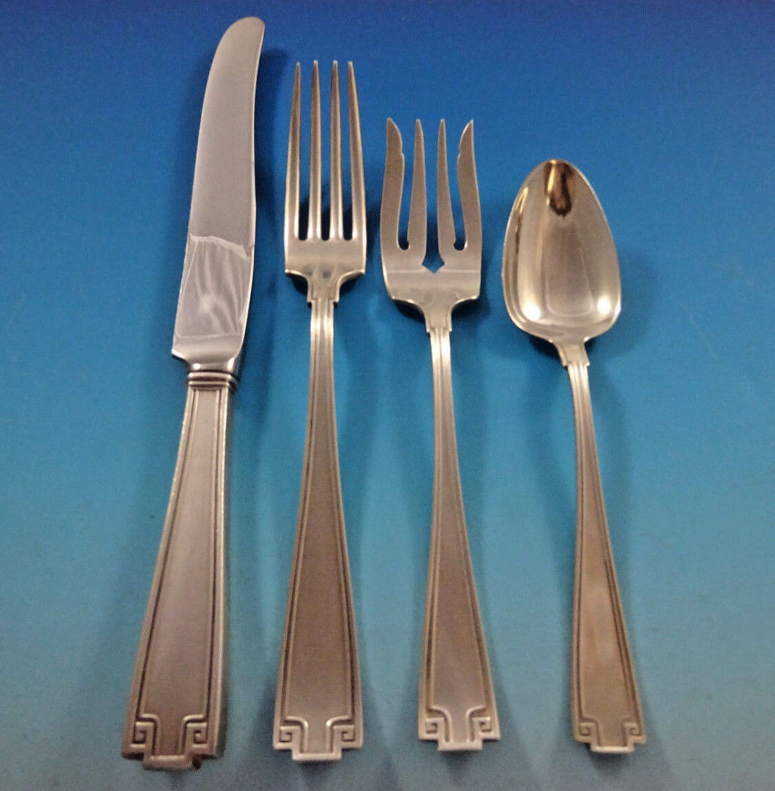 Etruscan by Gorham Sterling Silver Flatware Set For 12 Service 48 Pieces - $2,573.01