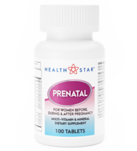 HealthStar Prenatal Vitamin Tablet 575-01-HST 12 Bottle(s) 100 per Bottle - €48,06 EUR