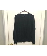 J.Crew Jeans Mens Slim Fit Rugged Cotton Sweater Blue SZ Large - $351.65 MXN