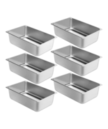 Wantjoin Full Size Steam Table Pans,6-Pack 6 Inch Deep Re... - $134.65