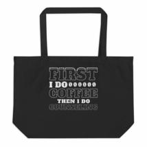 First I do coffee, then I do counseling tote bag - £21.54 GBP