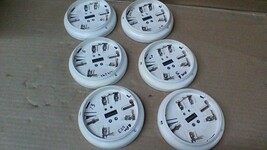 (6) USED SIMPLEX 4098-9792 ADDRESSABLE BASES FOR SMOKE DETECTOR 4098-9714 - $26.59