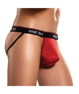 Magic Silk 100% Silk Jock Strap Red L/XL - $24.50 CAD