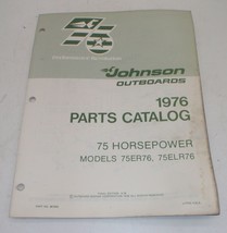 1976 Johnson Outboard Parts Catalog 75 HP - $15.98