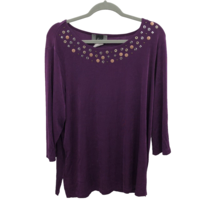 Slinky Purple Top Womens P1X Petite Used Purple - £11.87 GBP