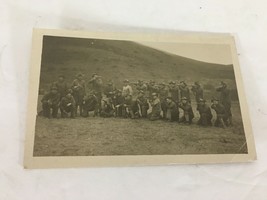 Group of Men with Guns in Field Postcard 1900&#39;s Aiming Ready to Shoot Hu... - £20.15 GBP