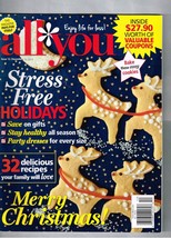 All You Magazine Issue 12 December 13th 2013 32 delicious recipes - £11.41 GBP