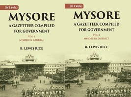 Mysore: A Gazetteer Compiled For Government Volume 2 Vols. Set  - £48.33 GBP