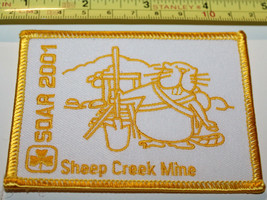 Girl Guides Canada SOAR 2001 Sheep Creek Mine Patch Badge - $11.46