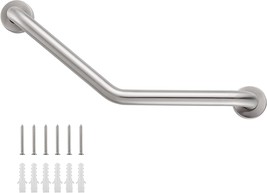 DeDebrly Shower Grab Bar Home Care 18.5-Inch 135° Angled Grab Bar Wall-M... - $42.99