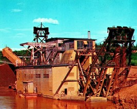 Gold Dredge Fairbanks Alaska AK UNP Chrome Postcard Plastichrome C17 - $6.88