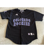 Adidas Boys Colorado Rockies Baseball Short Sleeve Jersey Small 8 - £13.48 GBP