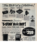 1954 Terminal Radio Hi-Fi Speakers Advertisement Vintage Electronics DWP9B - $24.99