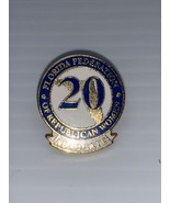 Vintage National Federation Of Republican Women Advocate Badge Lapel Pin - $13.58 CAD