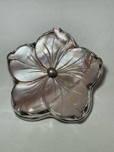 Vtg Sterling 925 Extra Large Mother Of Pearl Pendant Clip Or Pearl Enhancer 30g - £152.69 GBP