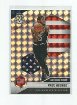 Paul George (Clippers) 2020-21 Panini Mosaic National Pride Silver Card #255 - £3.95 GBP