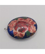 Cloisonne Pendant Vintage Double Sided - $30.00