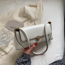 Simple Design Small Women&#39;s Underarm Shoulder Bag Trend Winter Female Bag Pu Lea - £25.67 GBP