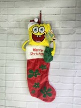 2007 Nickelodeon SpongeBob SquarePants Plush Holiday Merry Christmas Sto... - £20.82 GBP