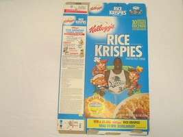 Kellogg&#39;s Empty Cereal Box 1998 Rice Krispies Grant Hill Pistons [Z201c8] - £4.74 GBP