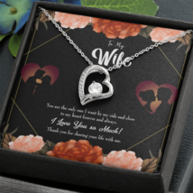 To My Wife Wife by my Side Forever Necklace w Message Card - £44.59 GBP+