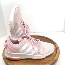 Adidas Racer TR 2.0 Women&#39;s Sneakers FY9485 Pink &amp; White Lace Up Low Top Shoes - £19.23 GBP