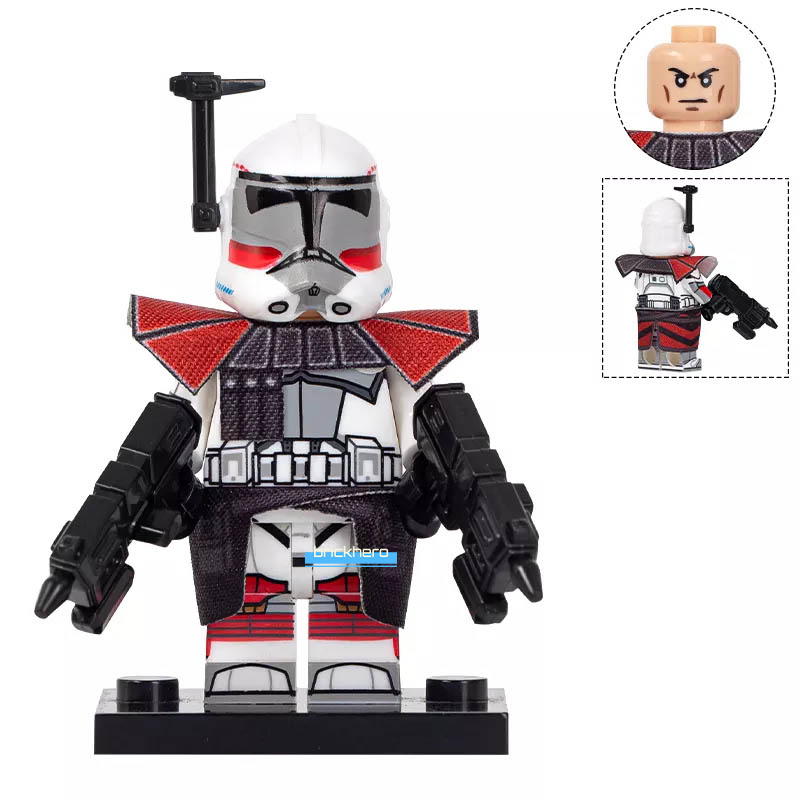 ARC Commander Hammer Star Wars The Clone Wars Custom LEGO Minifigure Toy - £2.25 GBP