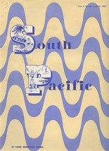 South Pacific Souvenir Program &amp; Program St Louis Municipal Opera 1957 - $17.82