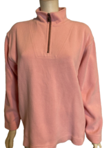 Tommy Bahama Women&#39;s Knit Pullover 1/4 Zip Pink Size L - £15.00 GBP