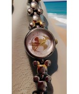Vintage Walt Disney Mickey Mouse Ladies  Dual Tone Bracelet Watch MU0138 - $278.74 MXN