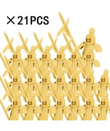 21PCS Medieval Military Soldiers Figure Armor Guard Building Blocks Bric... - $44.89