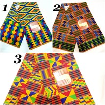  African Fabric Ankara Polyester Kente Prints. Choose Print &amp; yard - £7.83 GBP