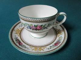 Antique Wedgwood Cup And Saucer England Columbia 1920s Pattern - £42.81 GBP