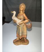 Fontanini Deborah Figurine Goose Girl 5&quot; Scale Nativity  Italy 1983 Depo... - €17,35 EUR