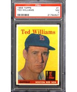 In the eBay vault 
1958 Topps #1 Ted Williams PSA 7 - $1,790.00