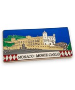 Vintage Monaco Monte Carlo Metal Magnet - Casino de Monte-Carlo 2&quot; Hand-... - €11,28 EUR