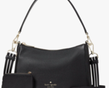 Kate Spade Rosie Shoulder Bag Black Pebbled Leather KF086 Pouch NWT $399... - $137.60
