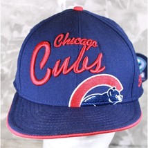Chicago Cubs Spell Out  Logo Hat MLB Genuine Merchandise 7 7/8 Ball Cap - £10.22 GBP