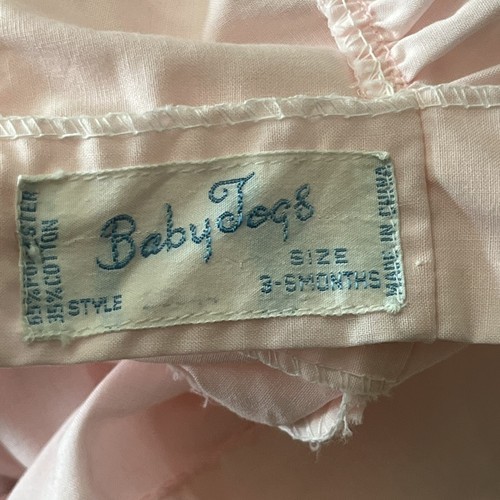 Vintage Pink Baby Togs Smocked Infant Easter Dress Size 3-6 Months Item image 8