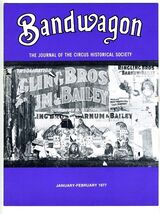 BANDWAGON Journal of the Circus Historical Society Jan 1977 Sparks Circus - $19.78
