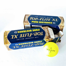 Top Flite XL Pure Distance YELLOW Golf Balls Spalding 2 Packages - £7.78 GBP