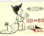 Sverdlosk USSR QSL Card Asia Ural UA91612 - $10.89