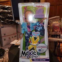 New Moxie Girlz Sophina True Hope Doll Cancer Research w/ Bracelet - £14.66 GBP