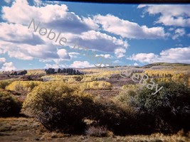 1970 Autumn View from Highway Clouds Blue Sky Utah Kodachrome 35mm Slide - £4.35 GBP